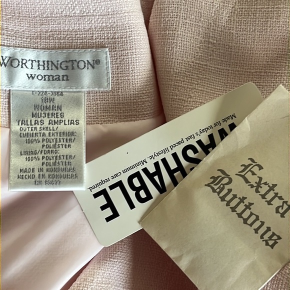 NWT Worthington Woman pink sheath dress 18W - Picture 7 of 11